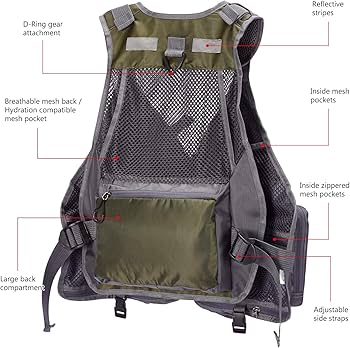 Amazon | Bassdash(バスダッシュ) フィッシングベスト 釣り